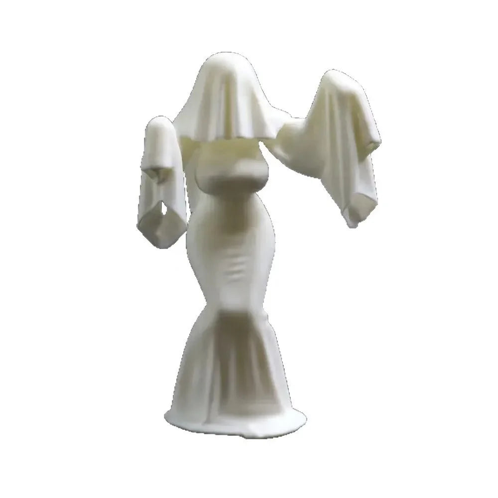 Ghost Lady Halloween Creative Ghost Lady Desktop Ornament